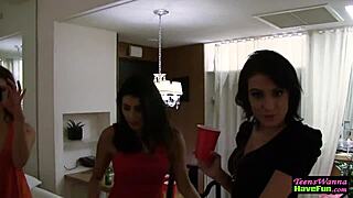 REAL TEEN 18+ RAMMED AT PARTY