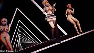 mmd r18 adorable girls dancing