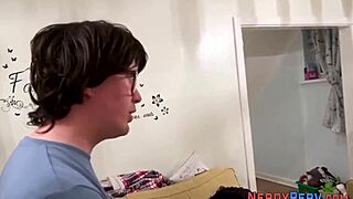 First Time Brits Tricked into Sucking Perverted Nerd in POV