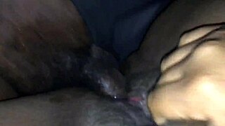Fucking My Ebony Squirting Black