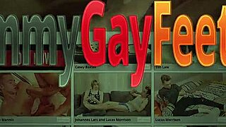 anally banging twinks with cum on feet