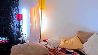 A curvy plus size seductive woman is slinking on the bed and turns her legs hips and ass in the different poses. It stars a voluptuous MILF, a redhead twerking, riding, doggystyle, and more