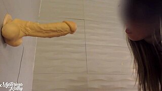 Intense anal creampie with a squirting teen from mysterious Kathy