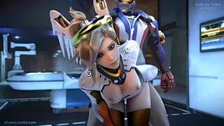 Overwatch hentai compilation packed with wild cartoon action