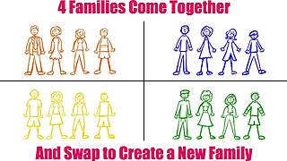 Family swap - licked those big tits, now mine?