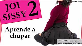 Sissy Learns To Suck Cum