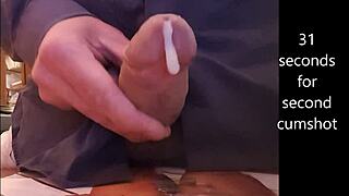 adding fresh cum to a shared centerfold's stains