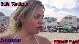 I found my masseuse on the beach, she introduced a newbie, I fucked her on the first massage - ines ventura, assassina, pitbull porn.