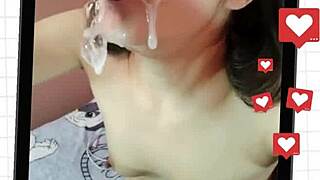 the slut performs deepthroat and anal in this mobile compilation