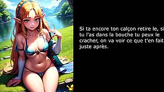 Hentai Zelda femdom with assplay and pissplay