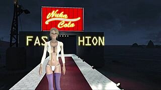 fallout 4 fashion with big boobs sky