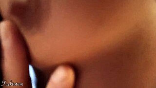 real couple fucks hard, she moans and cums on dick, cumshot on belly
