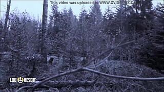 Lou Nesbit spits on Lia Louise's ass in femdom anal