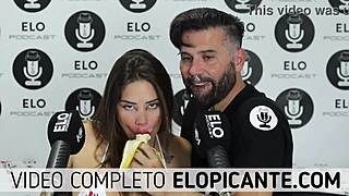 Sara’s creamy elbow podcast and banana snack