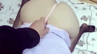 asian girlfriend gets fucked hard in pussy 😈