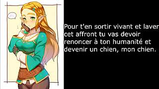 Hentai Zelda femdom with assplay and pissplay