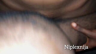 amateur teen enjoying strapon activities in lesbian action