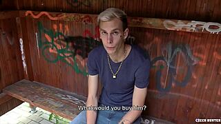 David Get Paid to Make for First Time Gay Staffs Anal Blowjob - Czech Hunter