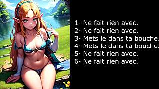 Hentai Zelda femdom with assplay and pissplay