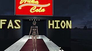 fallout 4 fashion with big boobs sky