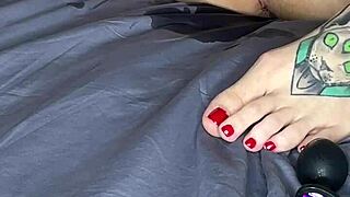 Water show turns wild with fat interracial couple close-up