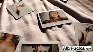 alix lynx poses nude before solo masturbation session