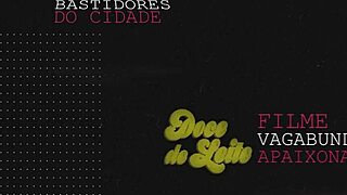 Behind the scenes with a hot brunette pornstar