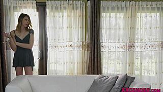 Casey crossesdressing kisses and sucks cock in HD