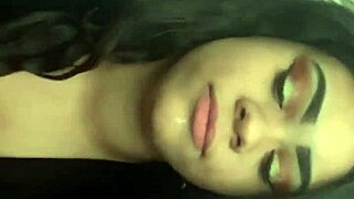 Brazilian Teen Feels Intense BBC Cumshot Swallow