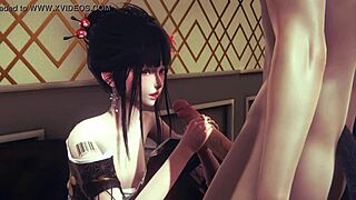 Yaoi femboy - mio handjob and fuck - sissy trap crossdresser japanese asian manga anime game porn gay