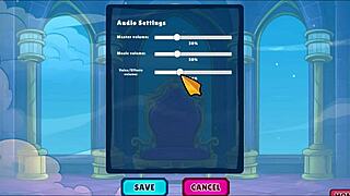 in princess sophia hentai, the bratty princess strips naked in the game