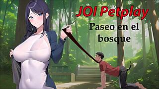 Te saco a pasear con correa en petplay anal