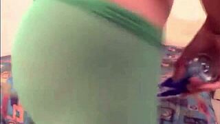 Let Me Bounce My Big Tits for You in Nothing But Stockings