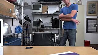 Gay jock gives rim job in interracial casting interview