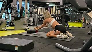 Gym Girl Drags Guy to Bed for Wild Fucking