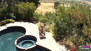 Stepmom's horn and her young goth girl pleasure her horny pussy