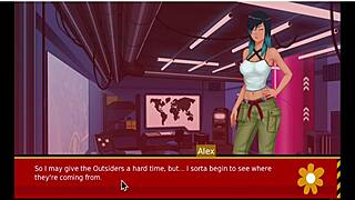 Clover becomes true nerd with big curvy tits in paprika trainer ep 15