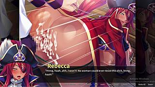 Rebecca H's Pirate Booty Gets Bukkaked