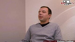 German Teen Does Sex Casting With Stranger