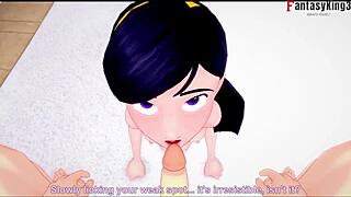 violet parr bikini footjob and blowjob pov the incredibles short watch the full version on red and extra scenes on premium.