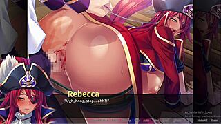 Rebecca H's Pirate Booty Gets Bukkaked