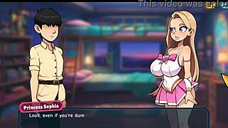 The animation game of Princess Sophia's naughty adventure