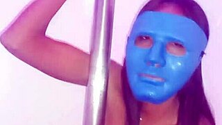 latina brunette feels sensual dancing naked for stepfather