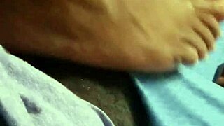 I like the satisfaction of a footjob session with my wife