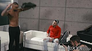 black stud fucks latin jock anal hard