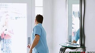 Babysitter Gets Plowed Hard with Handjob and Blowjob in High Definition