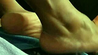 I like the satisfaction of a footjob session with my wife