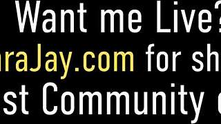 hard work pays off, busty sara jay rides big cock for sticky cum