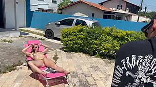 i waited for my corno husband to leave so i could suck the pool cleaner's huge cock