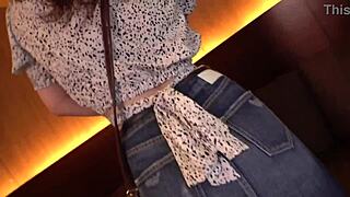 Gamer girl gets wild after borrowing battery for Japanese hookup